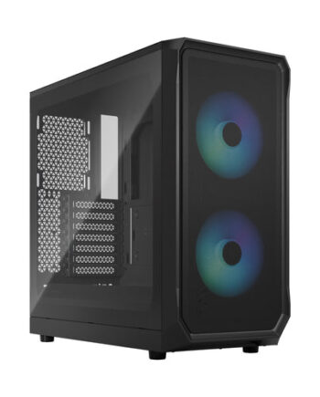 Fractal Design Focus   Rgb Black Window Kabinet Geekd Dk