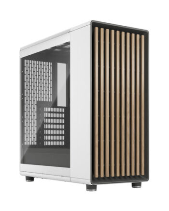 Fractal Design North Chalk White Window Clear Kabinet Geekd Dk