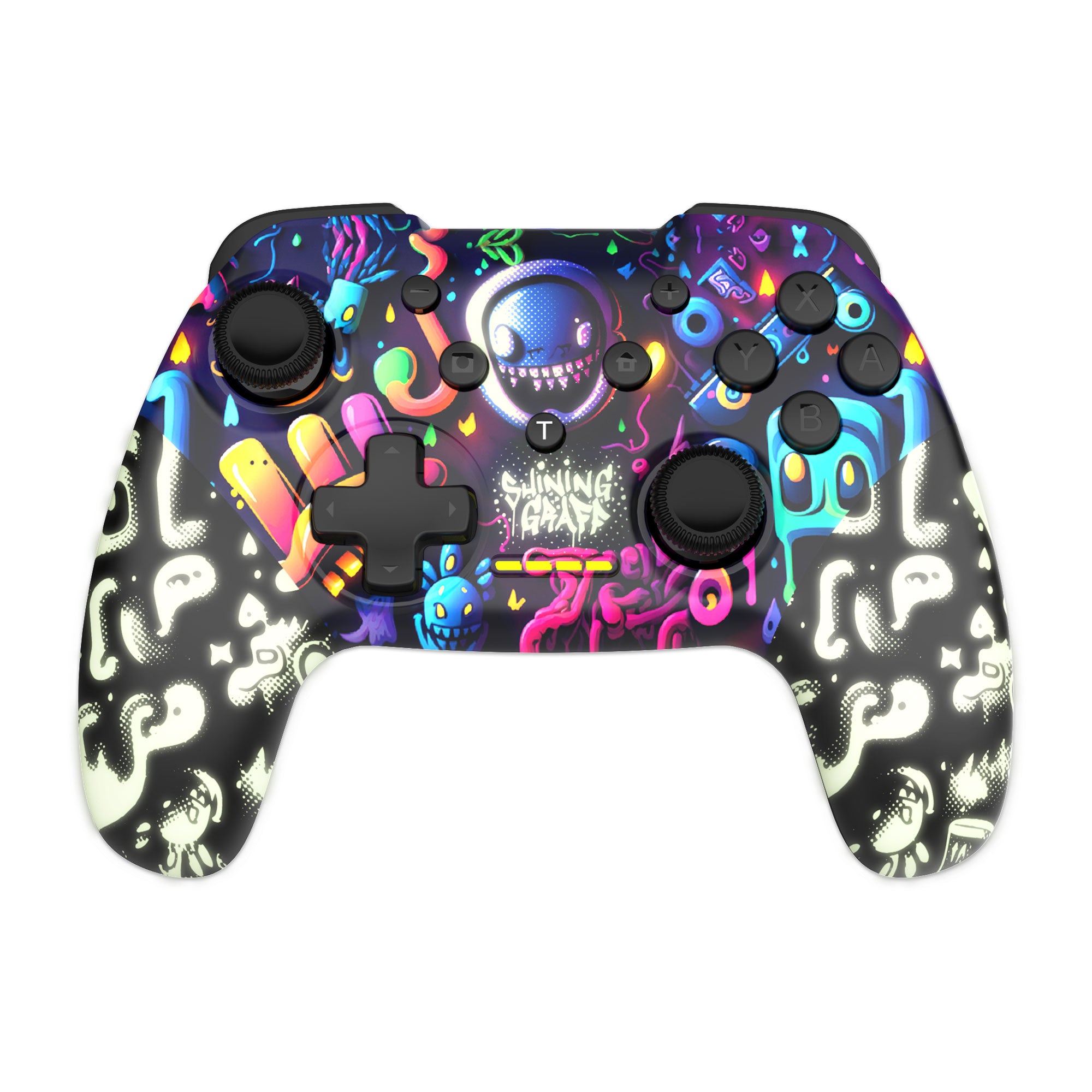 Freaks And Geeks Shining Graff   Trådløs Switch Pc-controller Geekd Dk