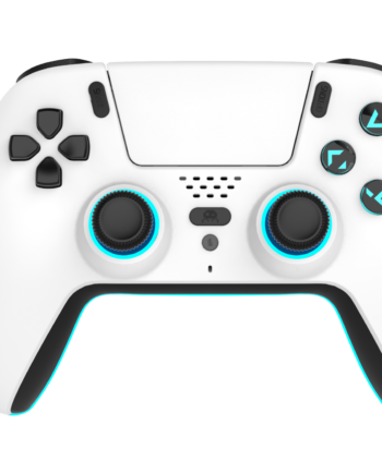 Freaks And Geeks Wireless Bluetooth Controller For Ps5 Led White Geekd Dk