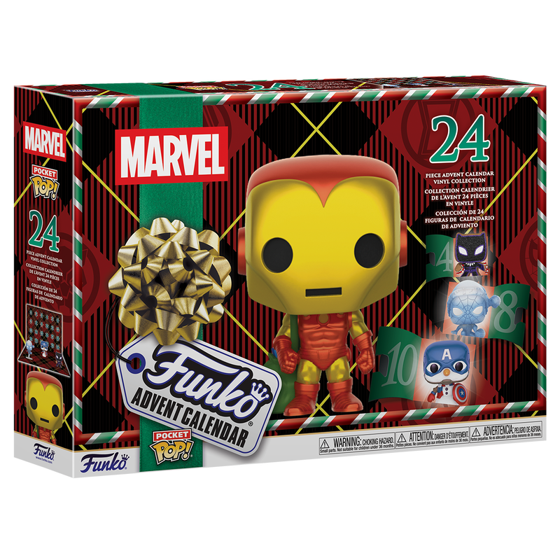 Funko Pocket Pop  Marvel Julekalender   24 Figurer Geekd Dk