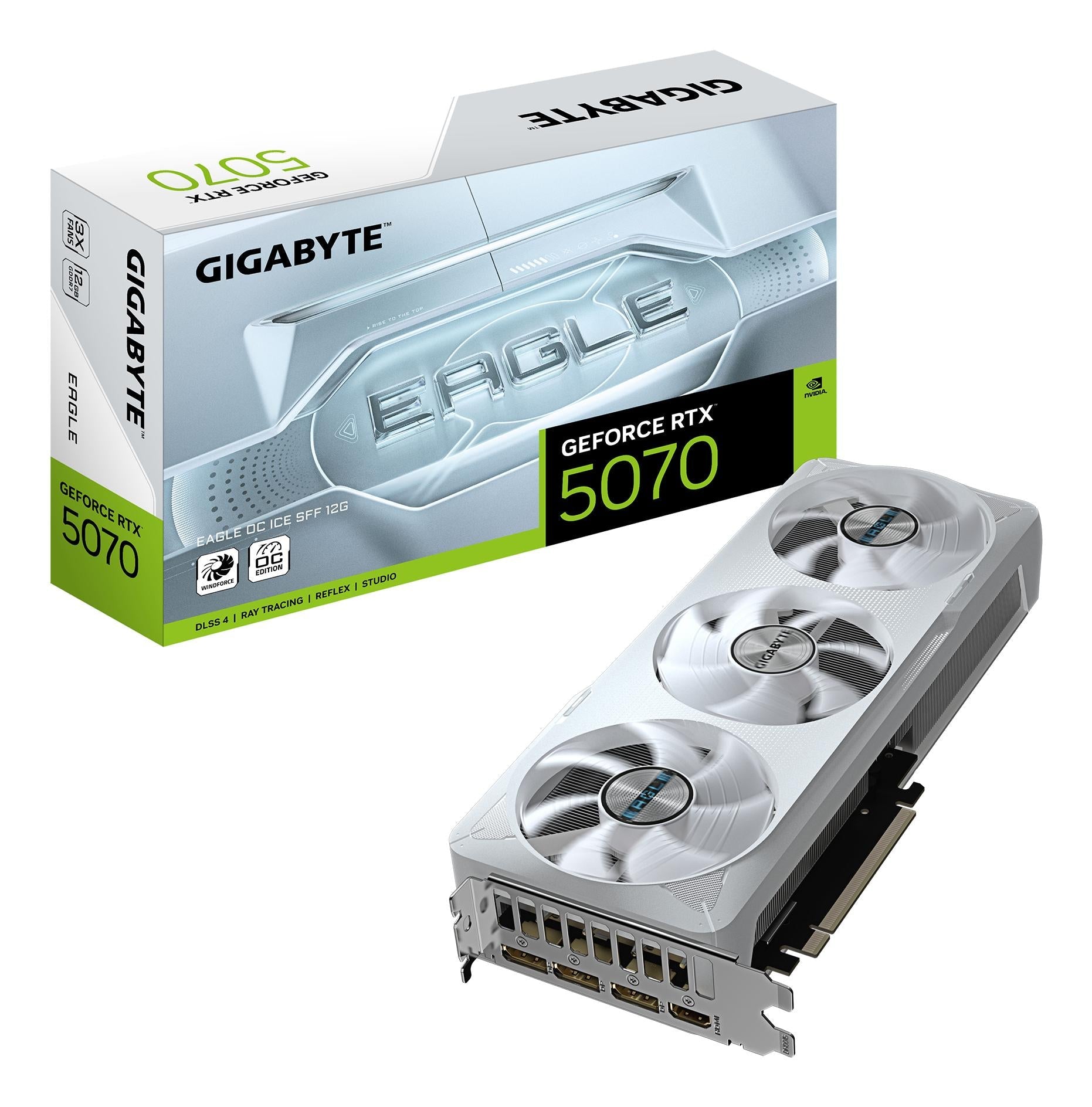 Gigabyte Geforce Rtx 5070 Eagle Ice Oc 12gb Grafikkort Geekd Dk