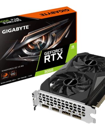 Gigabyte Geforce Rtx 3050 Windforce   V2 Oc 6gb Gddr6 Ram Grafikkort Geekd Dk
