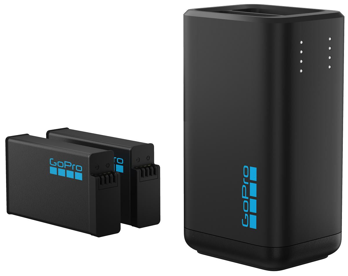 Gopro Dual Battery Charger For Max2   Enduro Batteries Included Kamera Udstyr Geekd Dk