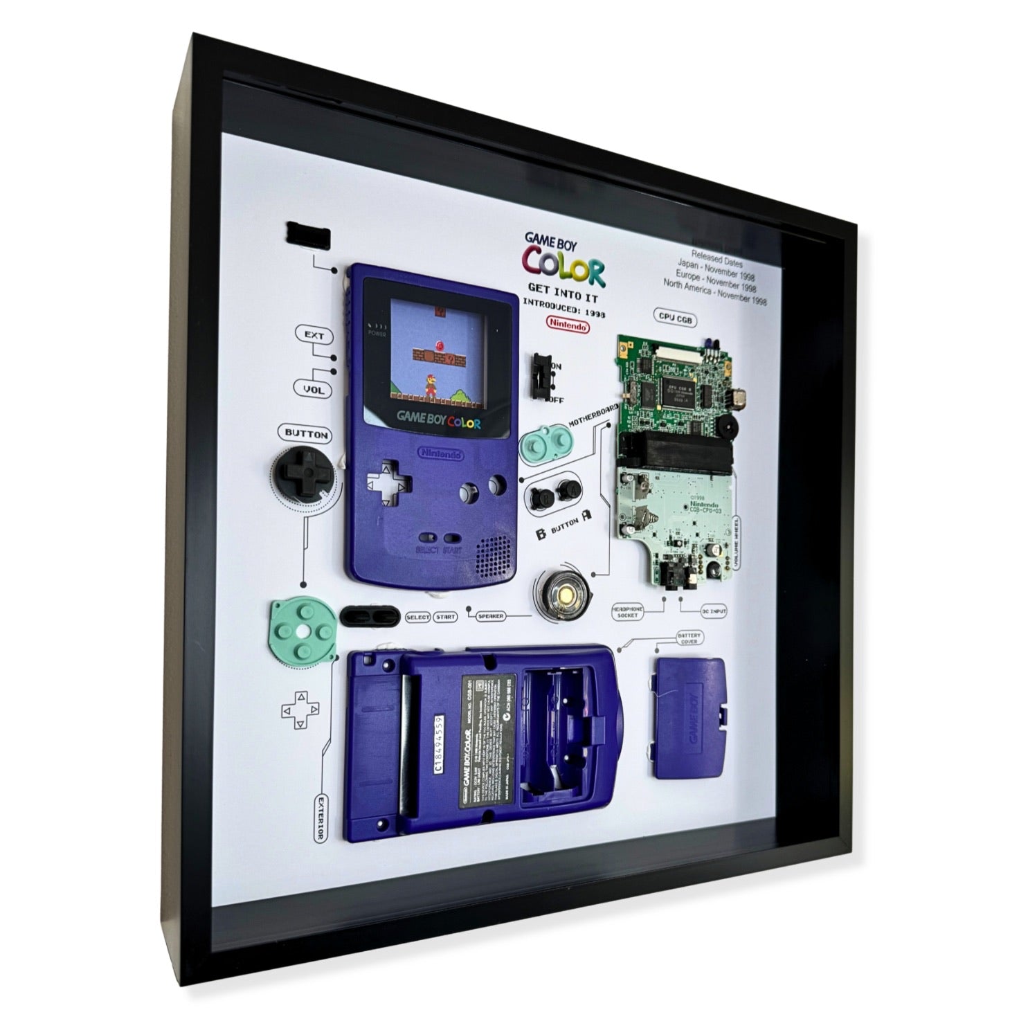 Grc Retro Art Game Boy Color   Lilla Merchandise Geekd Dk