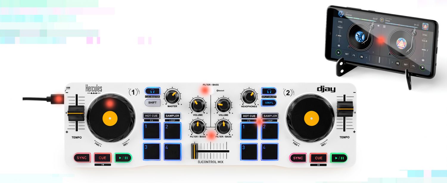 Hercules Dj Control Mix Dj Mixer Geekd Dk