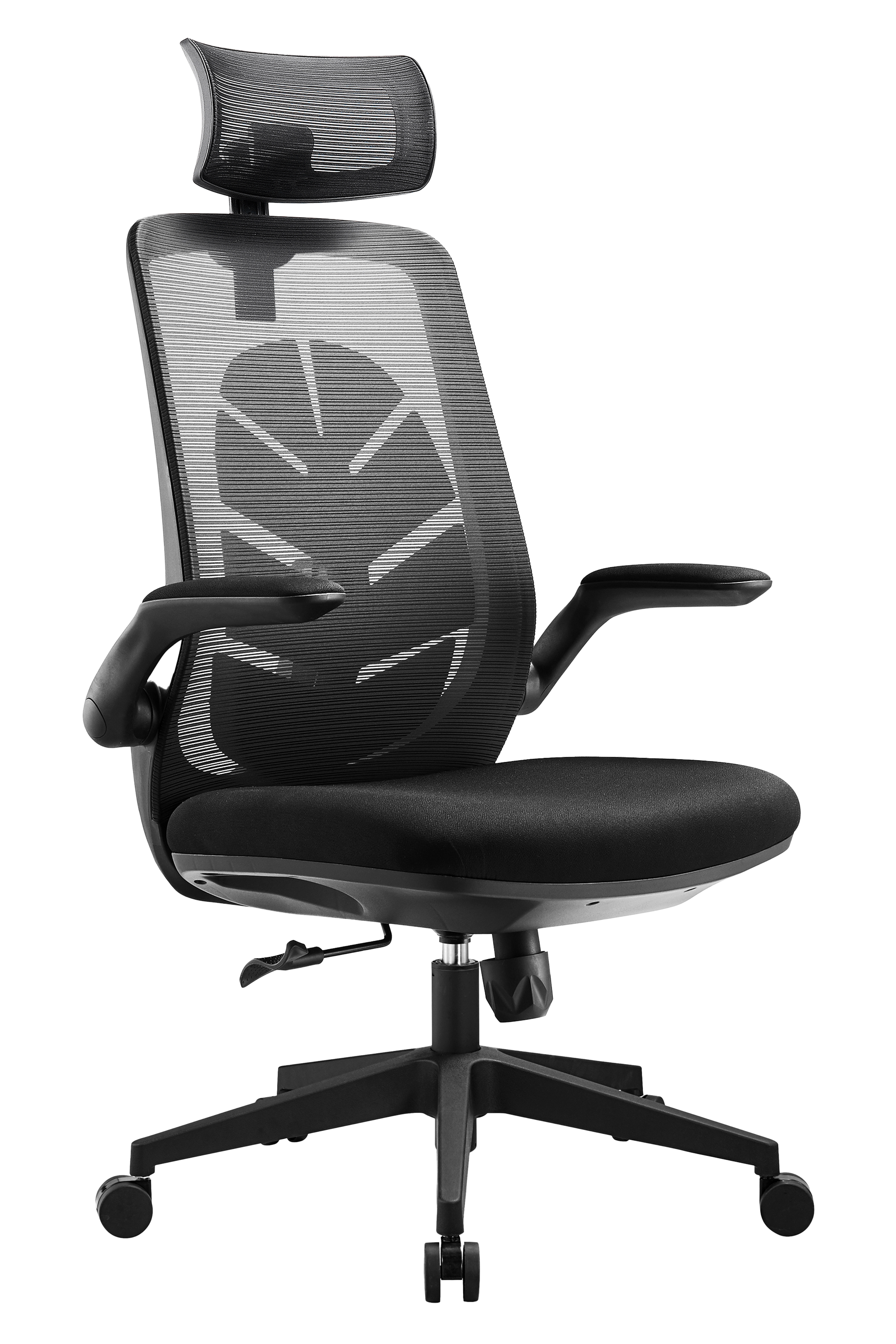 -care Leaf Mesh   Black Kontorstol Geekd Dk