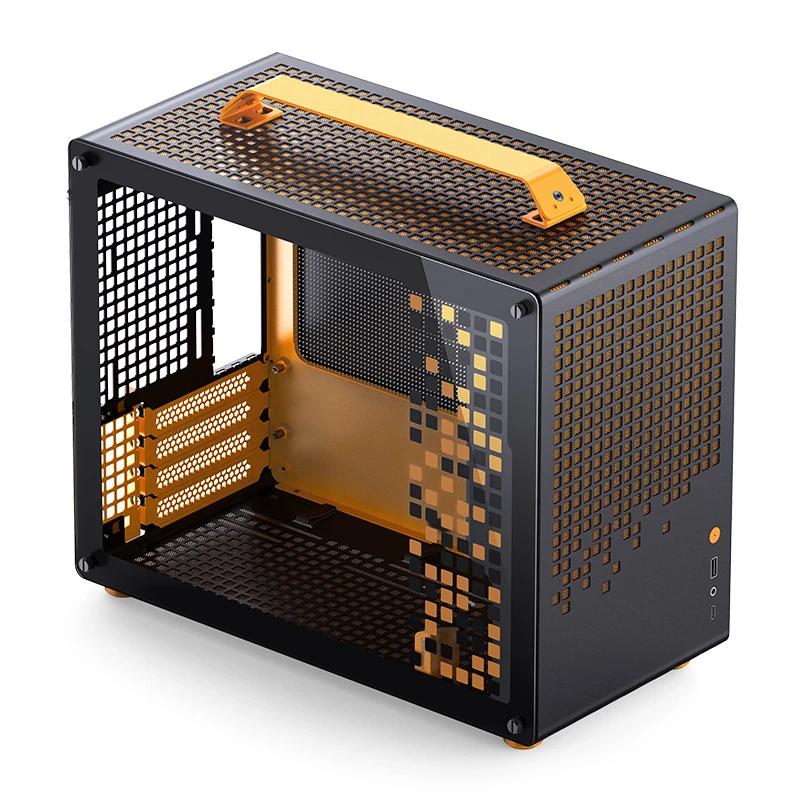 Jonsbo Z20 Matx-kabinet   Sort Orange Geekd Dk