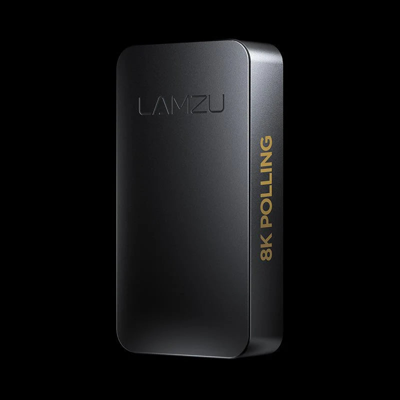 Lamzu Paro 8k Dongle Omron Optical Charcoal Black Mus Tilbehør Geekd Dk