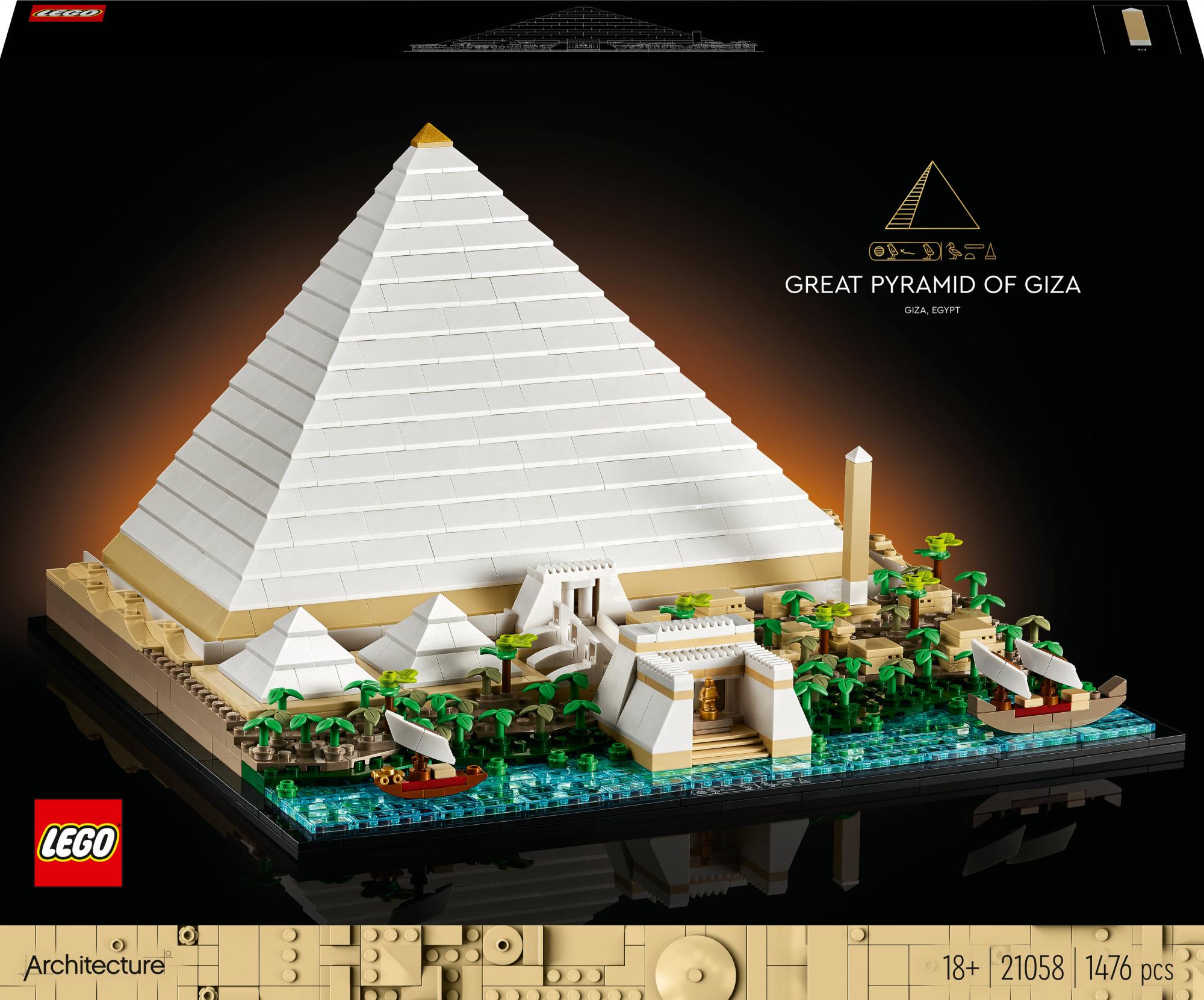 Lego Architecture: Den Store Pyraminde Giza 21058 Geekd Dk