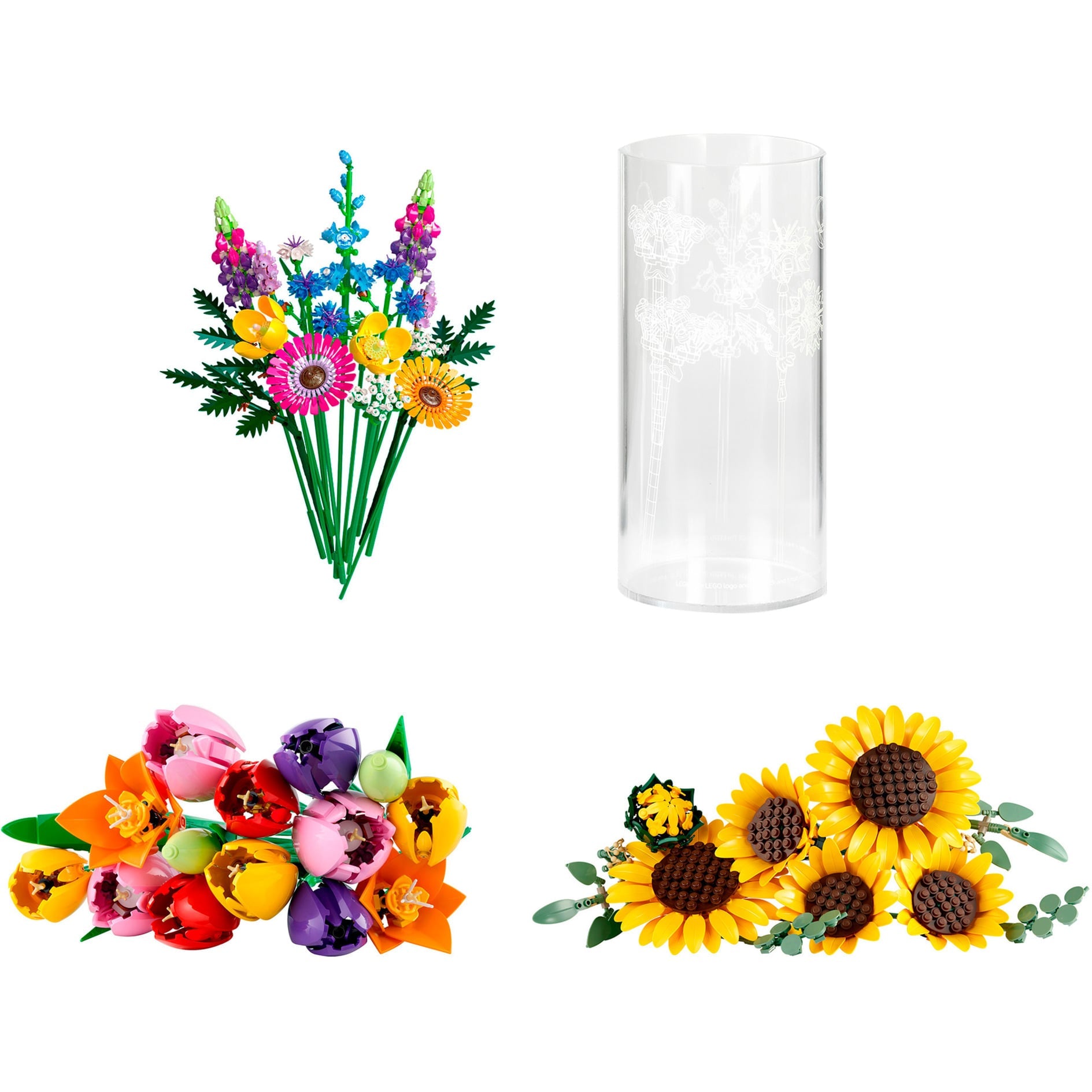 Lego Botanicals Sommerbuket     Byggesæt Med Vase Geekd Dk