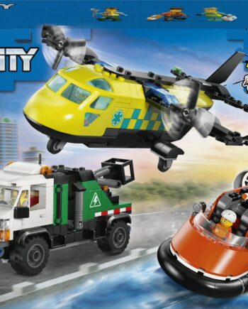 Lego City Flyvemaskine Servicebil Og Hovercraft Geekd Dk
