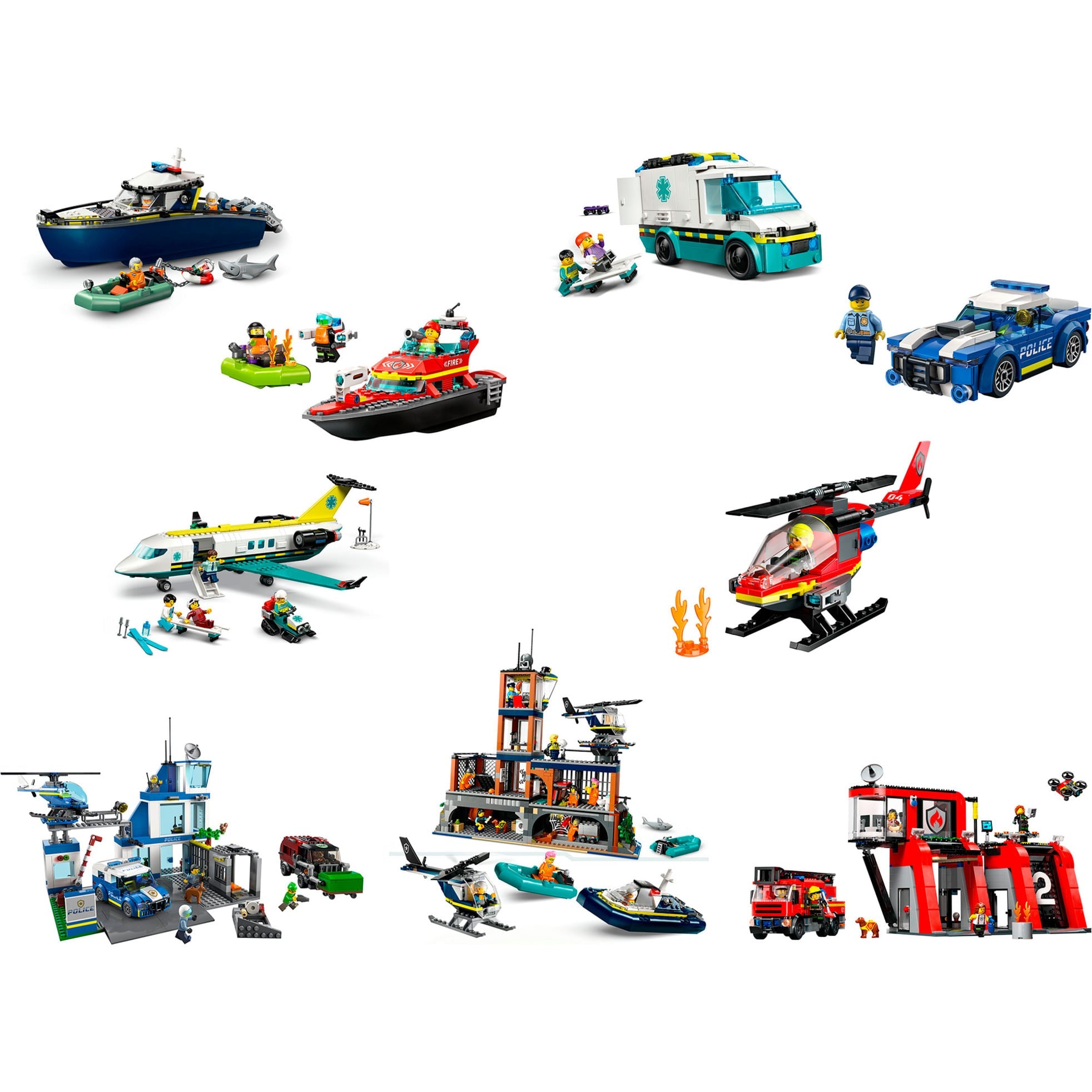 Lego City Redningstjeneste   Pakke Med   Byggesæt Geekd Dk