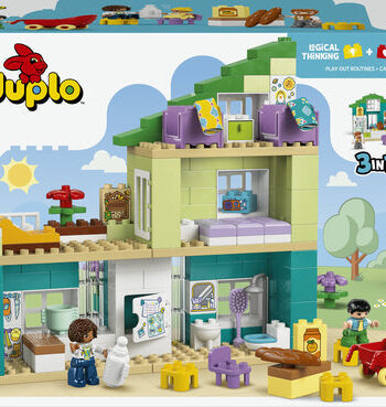 Lego Duplo Town  -in-  Modern Family House With Figures Geekd Dk