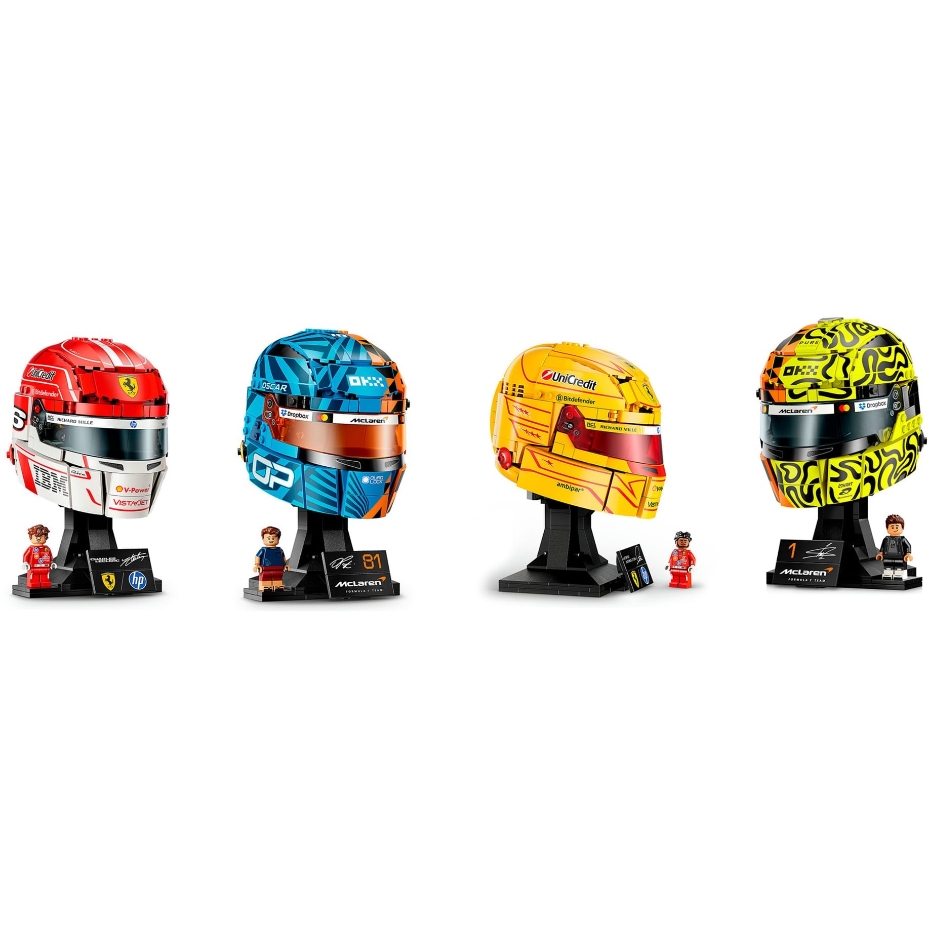 Lego F1 Hjelme   Pakke Med   Byggesæt Geekd Dk
