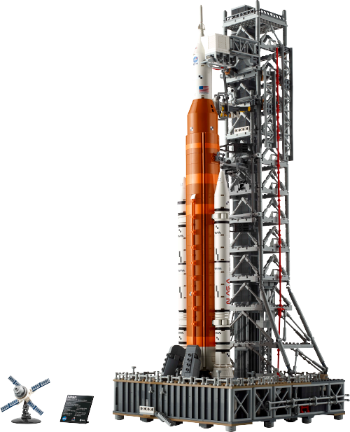 Lego Icons Nasa Artemis-rumraket Og Affyringsrampe Geekd Dk