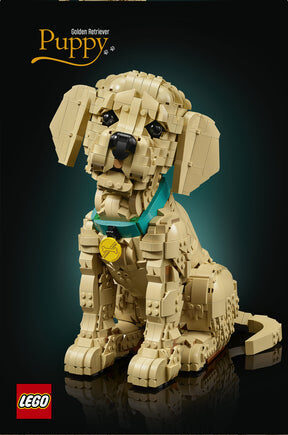 Lego Icons Szczeniak Golden Retriever Geekd Dk