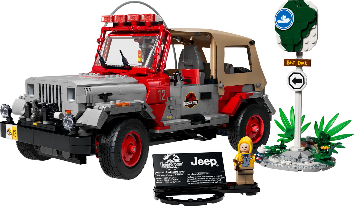 Lego Jurassic World Jurassic Park Jeep Wrangler Geekd Dk