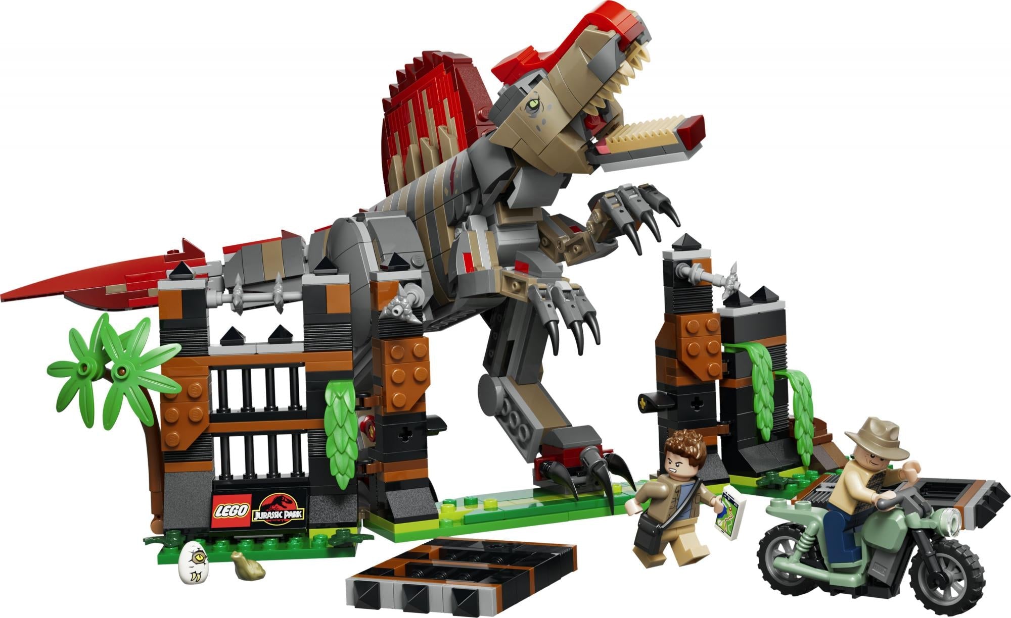Lego Jurassic World Spinosaurus-dinosaurflugt Geekd Dk