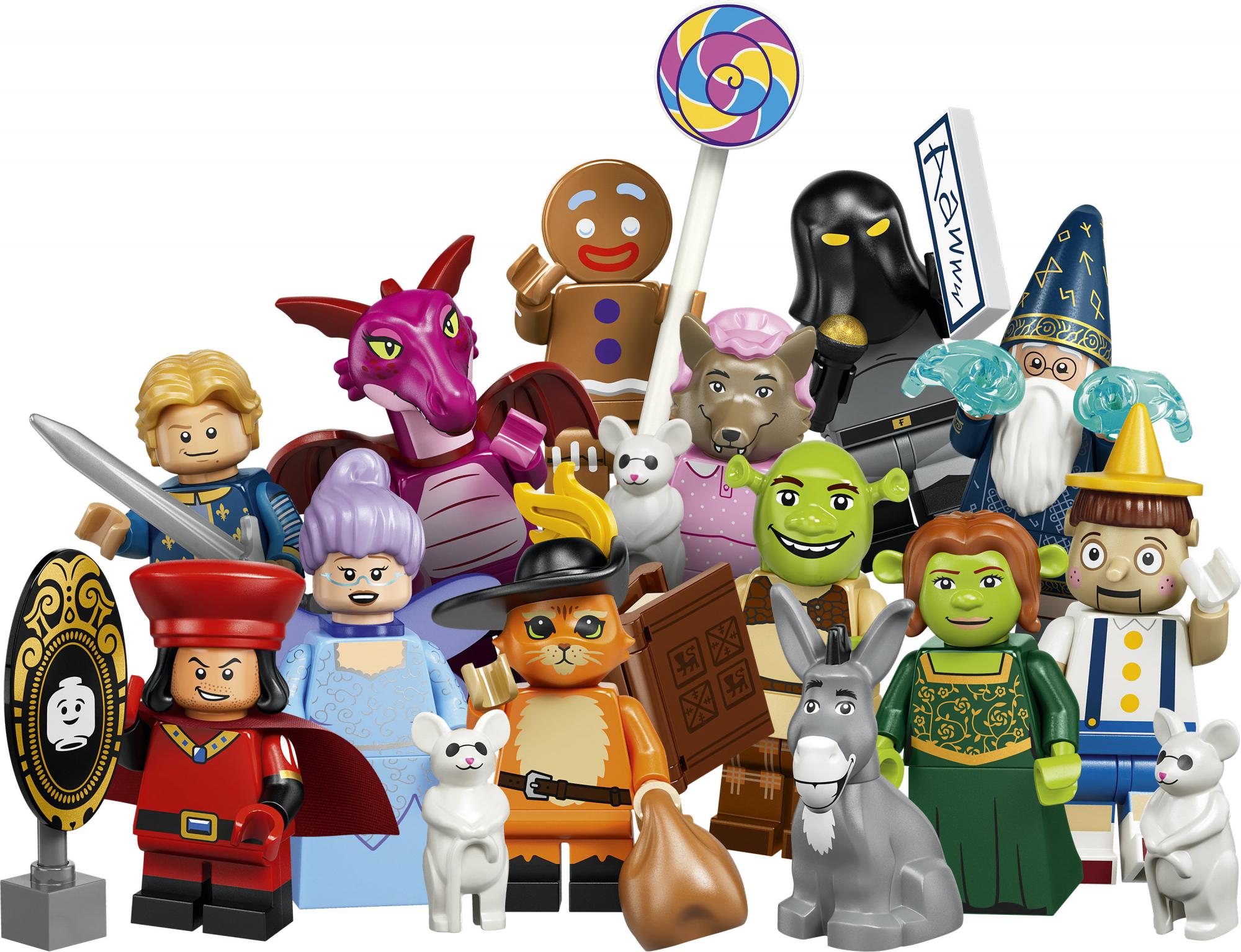 Lego Minifigures Shrek   Display Med 36 Minifigurer Geekd Dk