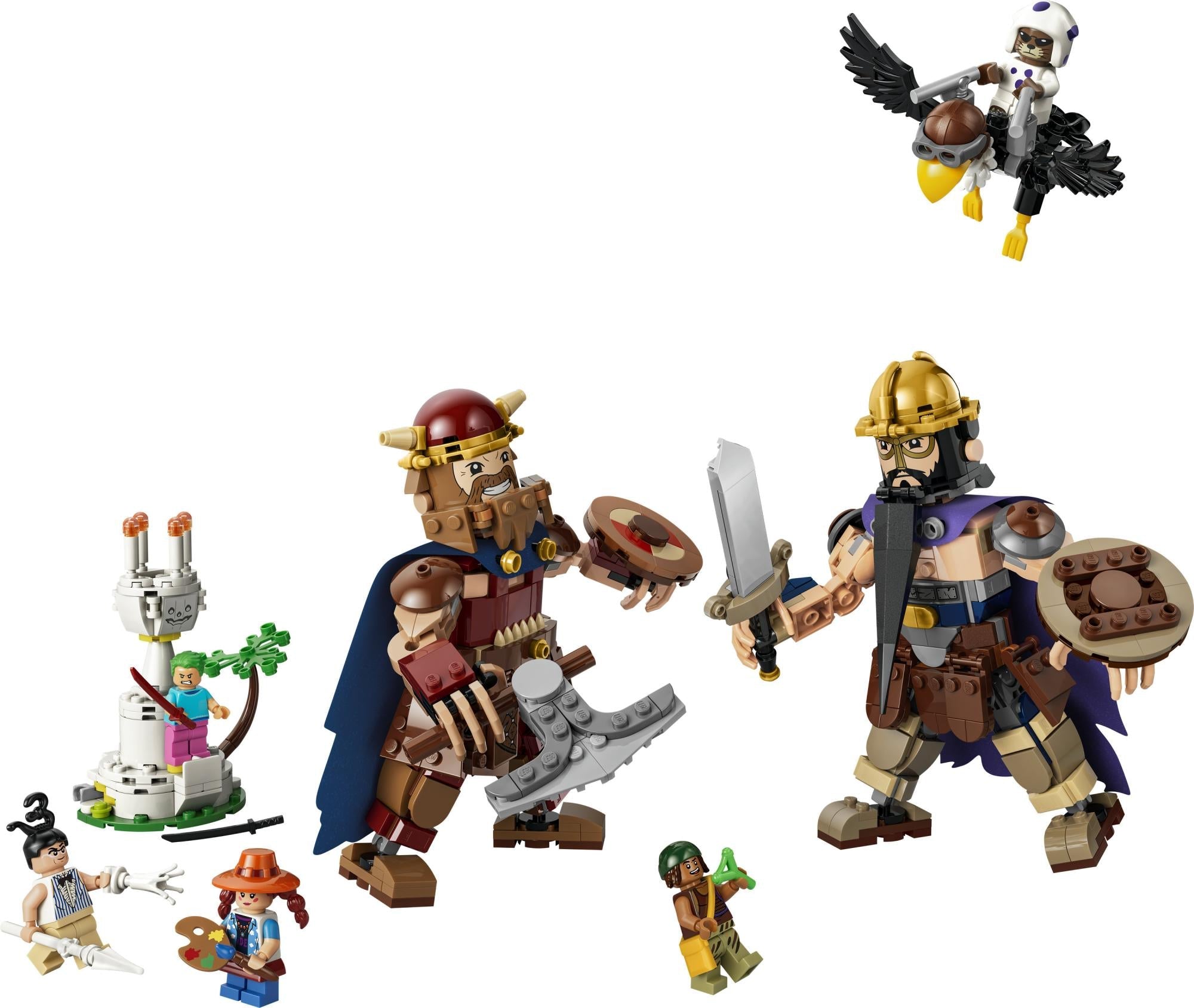 Lego One Piece Dorry Mod Brogy   Giganterne   Little Garden Geekd Dk