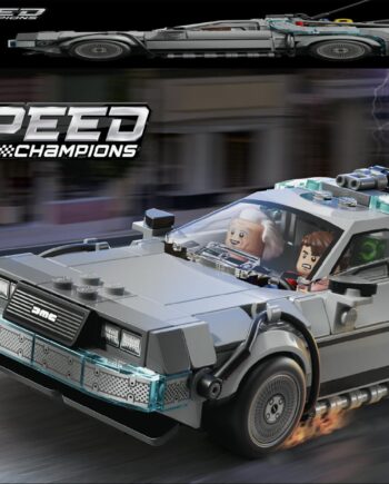 Lego Speed Champions Time Machine From Back To The Future  77256  Geekd Dk