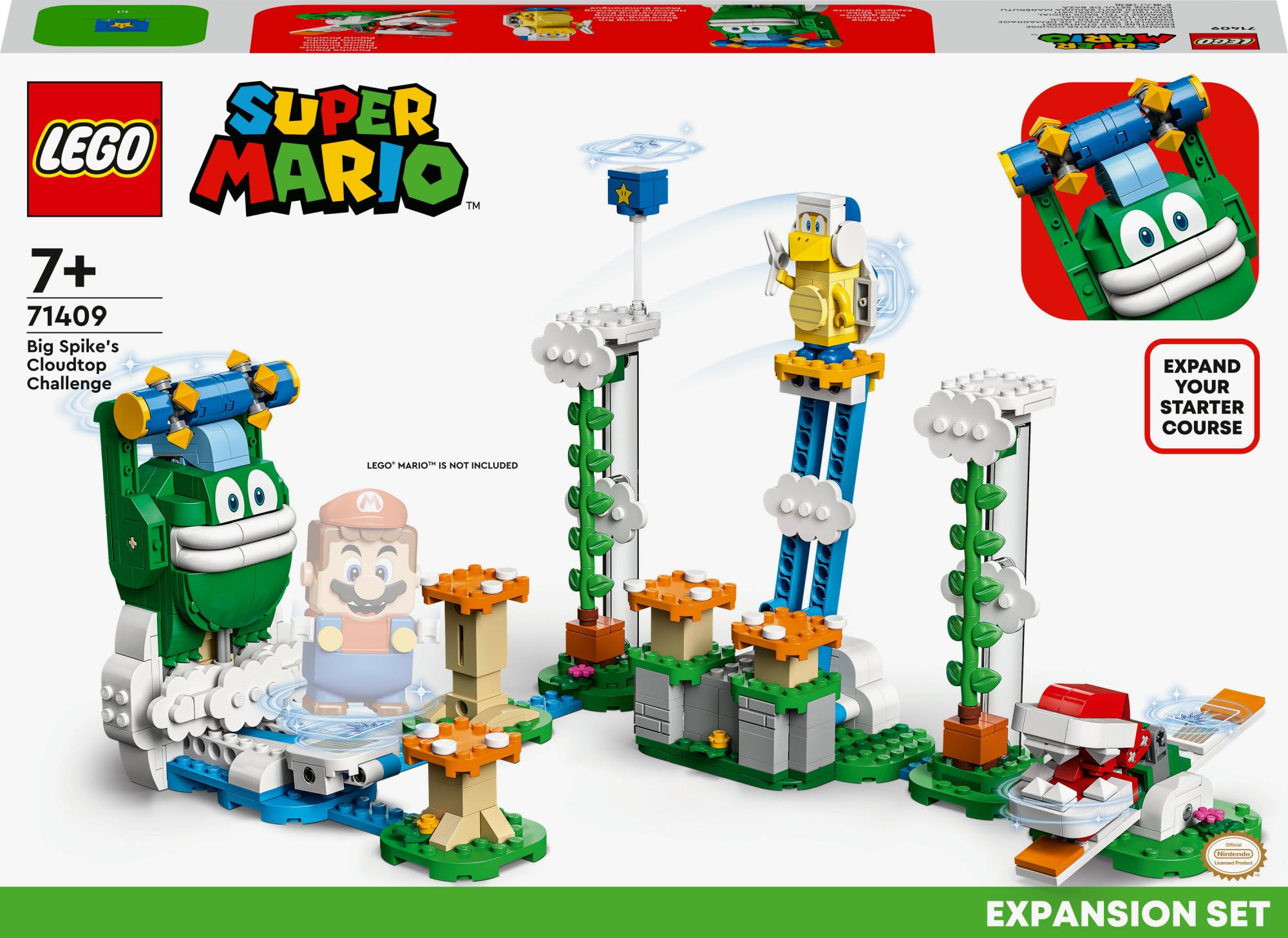 Lego Super Mario Big Spikeâ   Cloudtop Challenge Expansion Set  71409  Geekd Dk