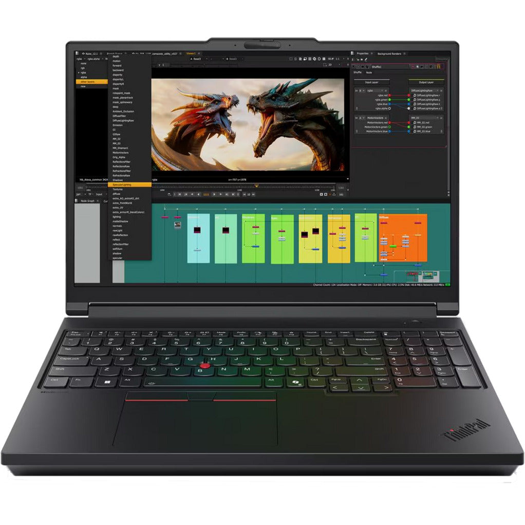 Lenovo Thinkpad P16 G3 21rq005uge   Bærbar Med Tysk De-layout Geekd Dk