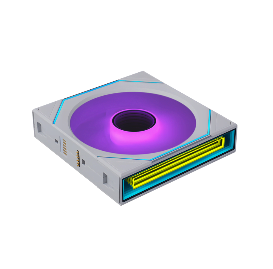Lian Li Uni Fan Slinf Flex 120 Reverse Hvid 1pc Kabinet Blæser Geekd Dk