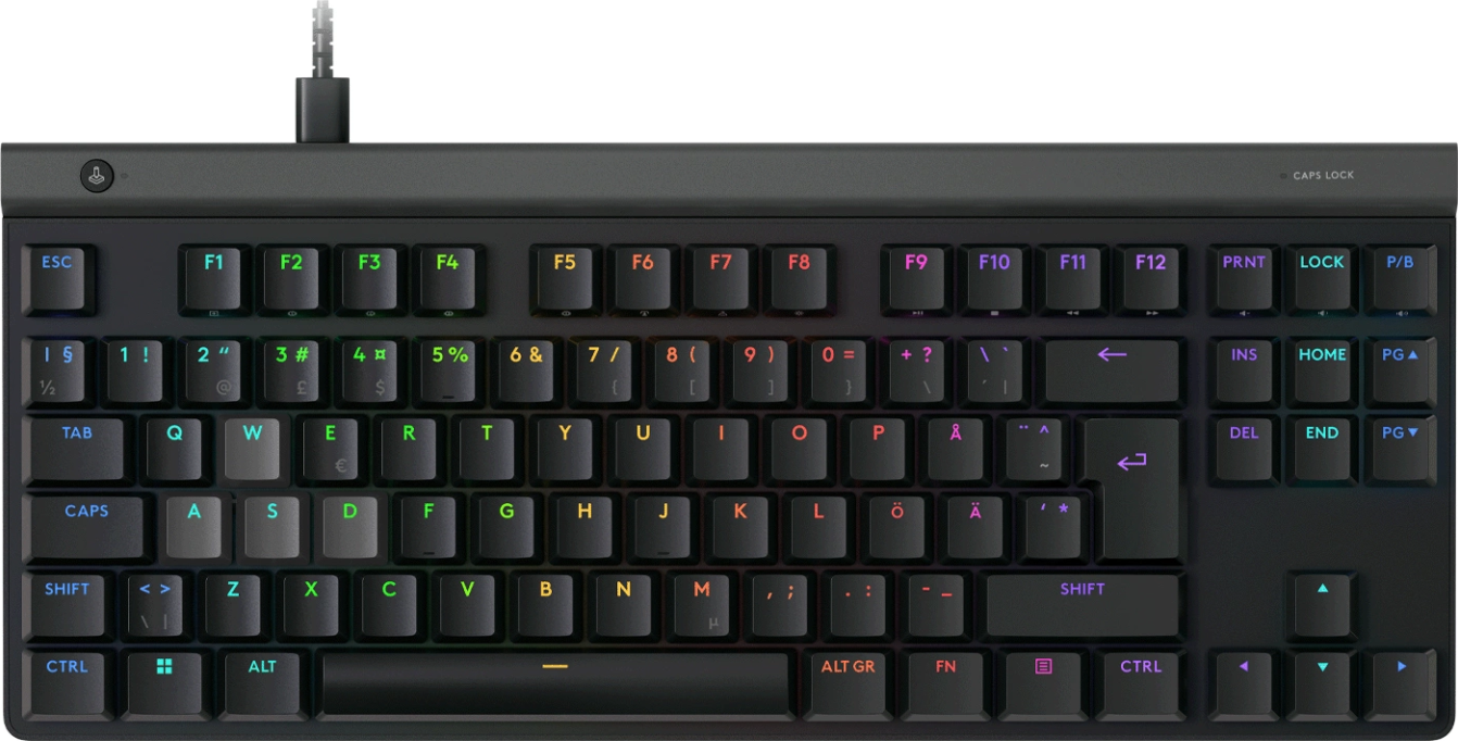 Logitech G515 Rapid Tkl Gamingtastatur   Nordisk  Sort Geekd Dk