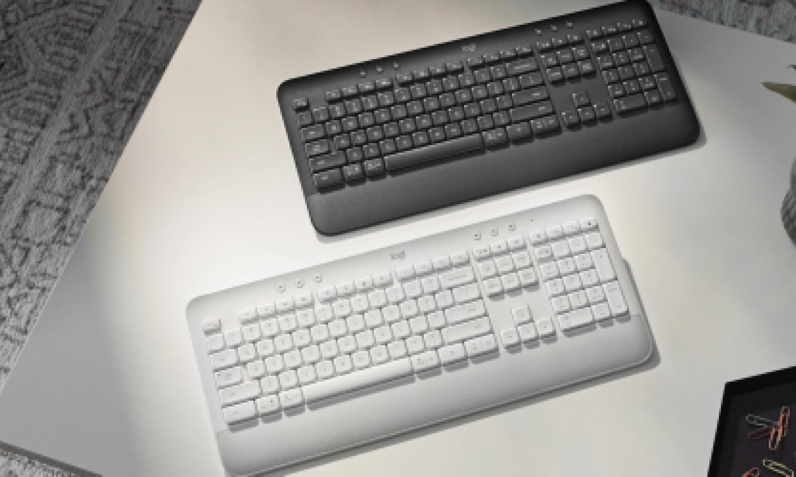 Logitech Signature K650 Keyboard   Nordic   Graphite Tastatur Geekd Dk