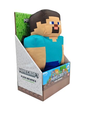 Minecraft Plush Backpack   Plysdyr Rygsæk Taske Geekd Dk
