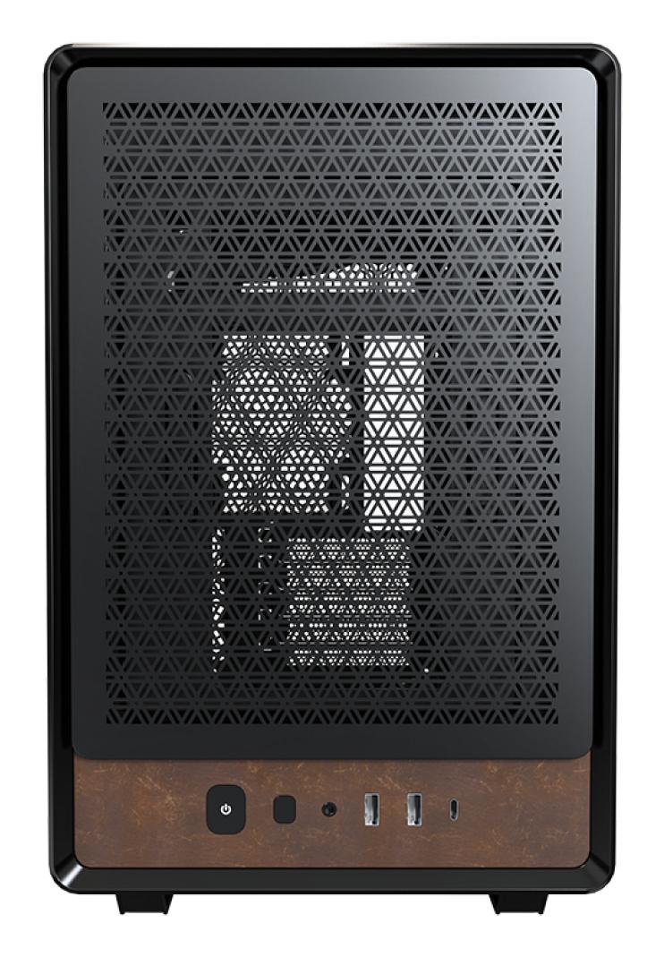 Montech Heritage Matx-kabinet   Sort  Uden Blæsere Geekd Dk