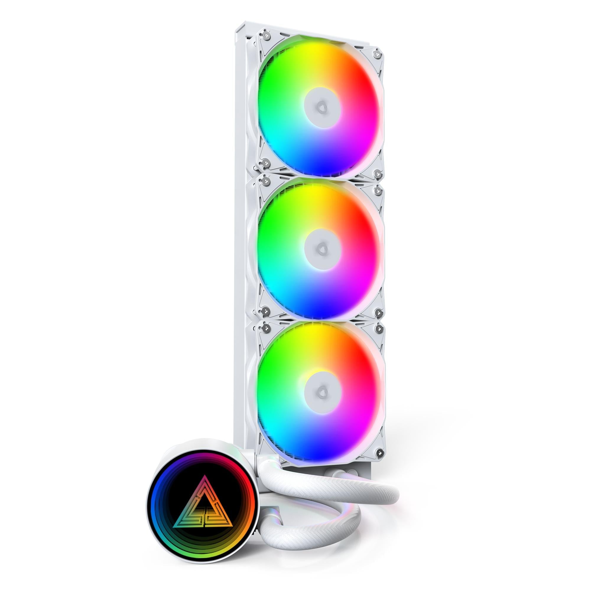 Montech Light Flow Argb 360 Hvid Cpu Køler Geekd Dk