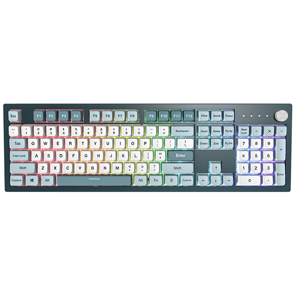 Montech Mkey Fullsize Freedom Gateron Pro Red Nordic Blue White Tastatur Geekd Dk