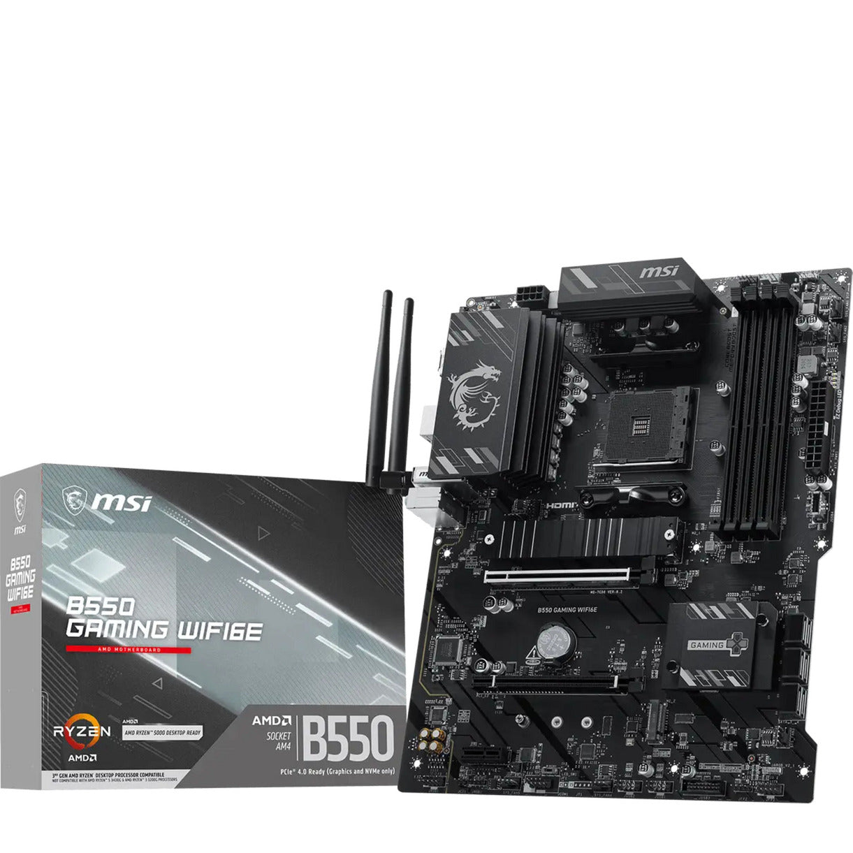 Msi B550 Gaming Wifi6e   Am4 Bundkort Geekd Dk