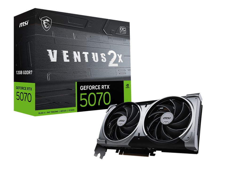 Msi Geforce Rtx 5070 12g Ventus 2x Oc Grafikkort Geekd Dk