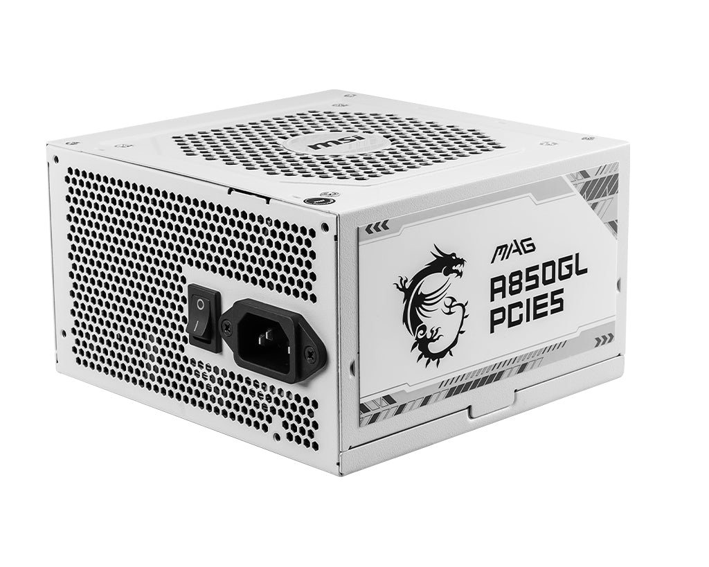 Msi Mag A850gl Pcie5 White Strømforsyning 850watt Psu Geekd Dk