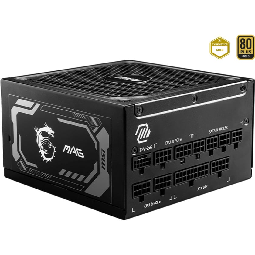 Msi Mag A1250gl Strømforsyning Sort Psu Geekd Dk