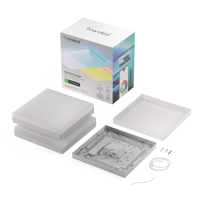 Nanoleaf Skylight Starter Kit 3pk Led Lys Geekd Dk