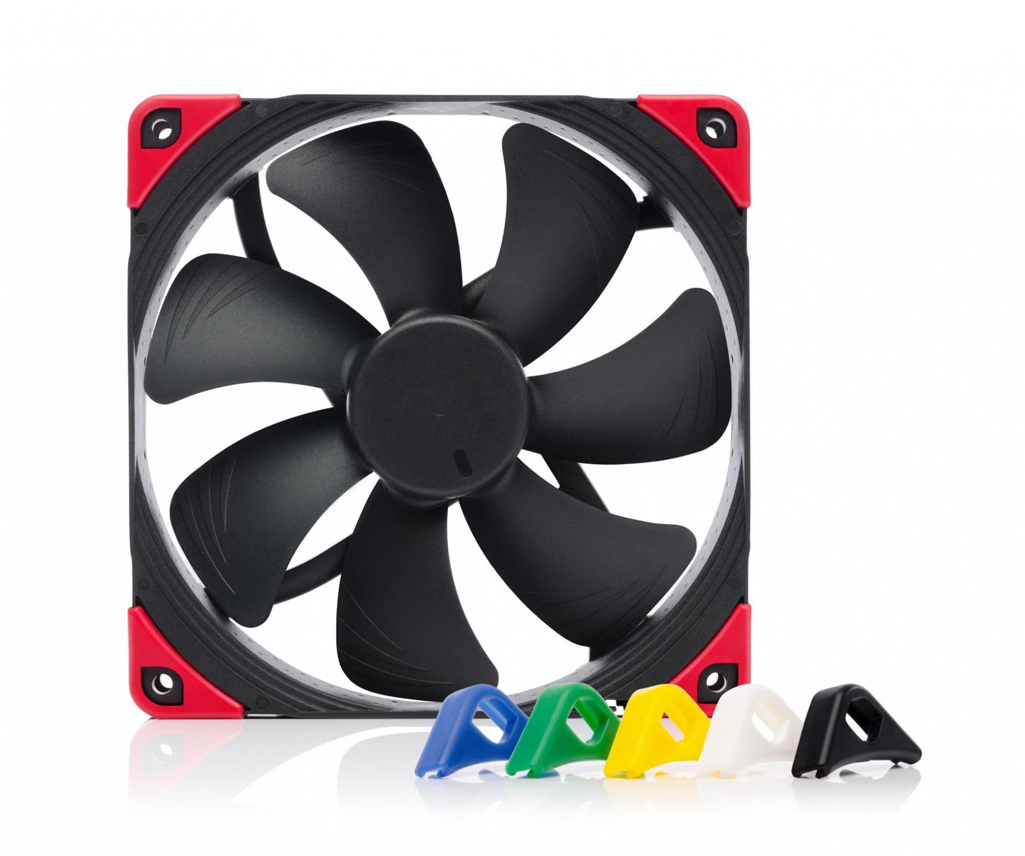 Noctua Chromax Nf-a14 Pwm Fan -pack Sort 140 Mm Kabinet Blæser Geekd Dk