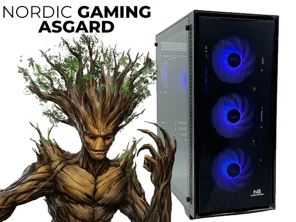 Nordic Gaming Asgard Yggdrasil V8 Gaming Pc I5-12400f Rtx 5060 16gb Ddr5 1tb Ssd