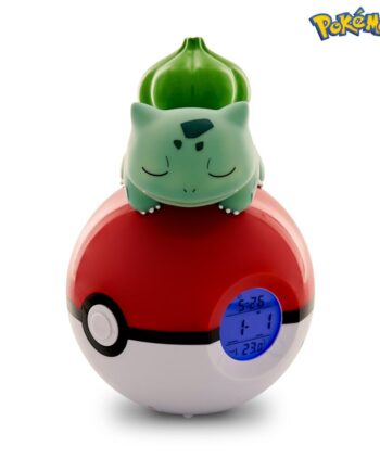 Pokémon Bulbasaur-vækkeur Med Lys Og Fm-radio Geekd Dk