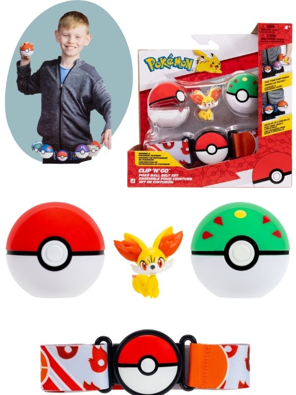 Pokémon Clip  Apos   Apos  Go-bæltesæt   Fennekin Figur Geekd Dk