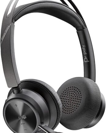 Poly Voyager Focus   Trådløst Kontorheadset Sort Geekd Dk