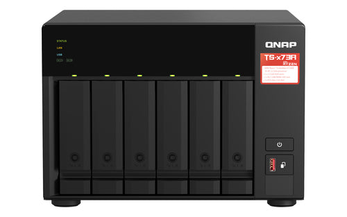 Qnap Ts-673a   Nas Med   Drevpladser   Ryzen V1500b Geekd Dk