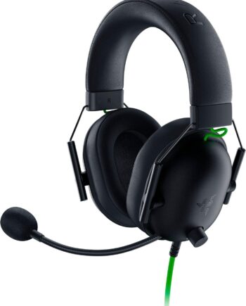 Razer   Blackshark V2     Kablet Esports Gaming Headset Med     Surround Sound  Sort Grøn  Geekd Dk
