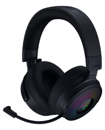 Razer   Kraken V4 Pro Black   Trådløst Rgb Gaming Headset  Wireless   Kabel  Geekd Dk