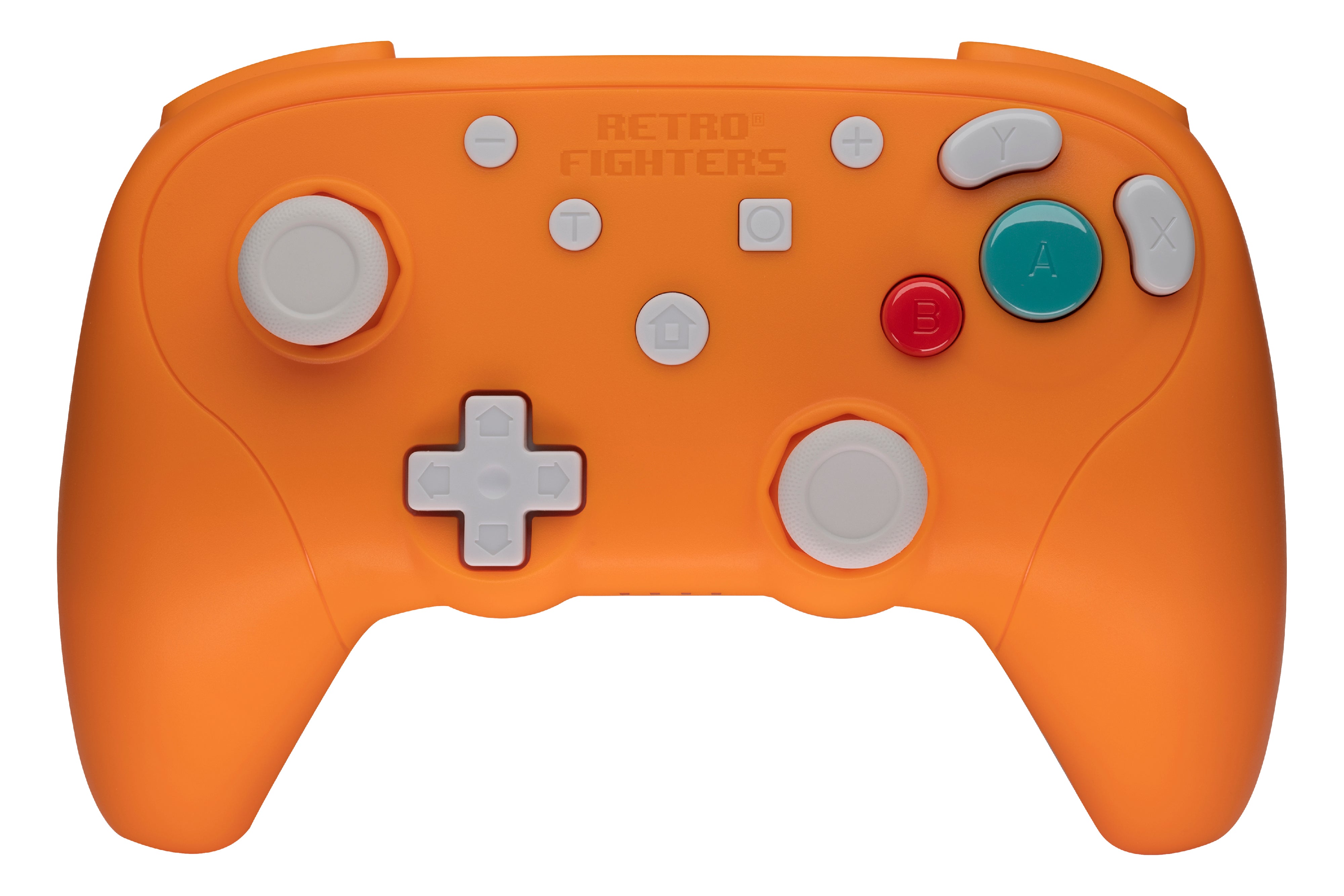 Retro Fighters Battlergc   Trådløs Controller  Orange Geekd Dk