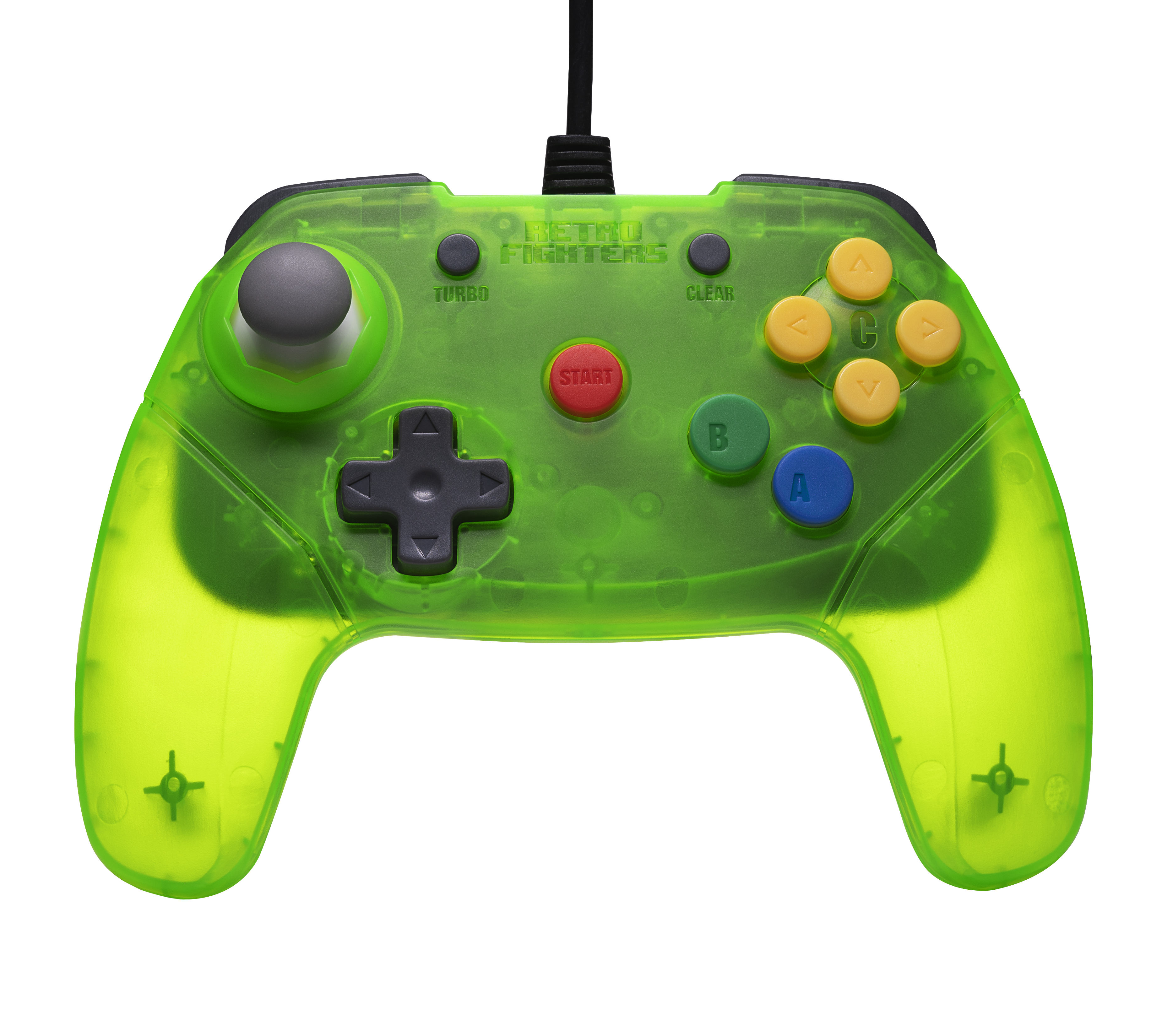 Retro Fighters Brawler64 V2   Kablet N64-controller  Grøn Geekd Dk